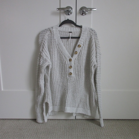 Cable Knit Free People Sweater - Picture 1 of 2